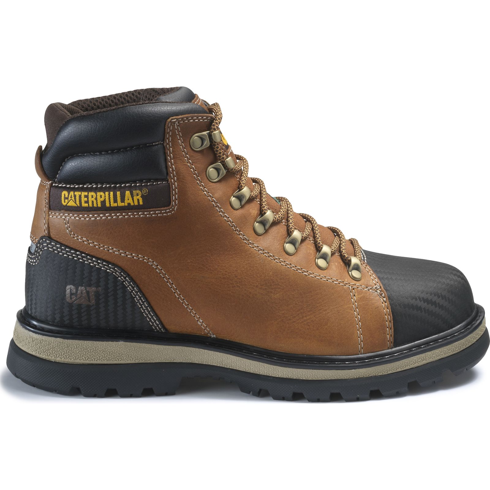 Caterpillar Shoes Sale Pakistan - Caterpillar Foxfield St Tx Csa Mens Work Shoes Brown (715068-JAT)